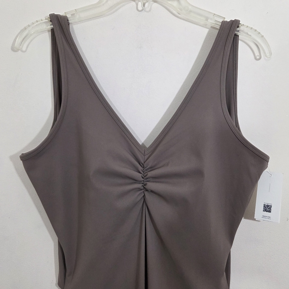 NWT Spanx Booty Boost Jumpsuit Smoke Grey Size Large SpanxShape - Picture 3 of 11